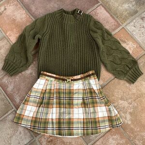 Janie and Jack sweater and skirt